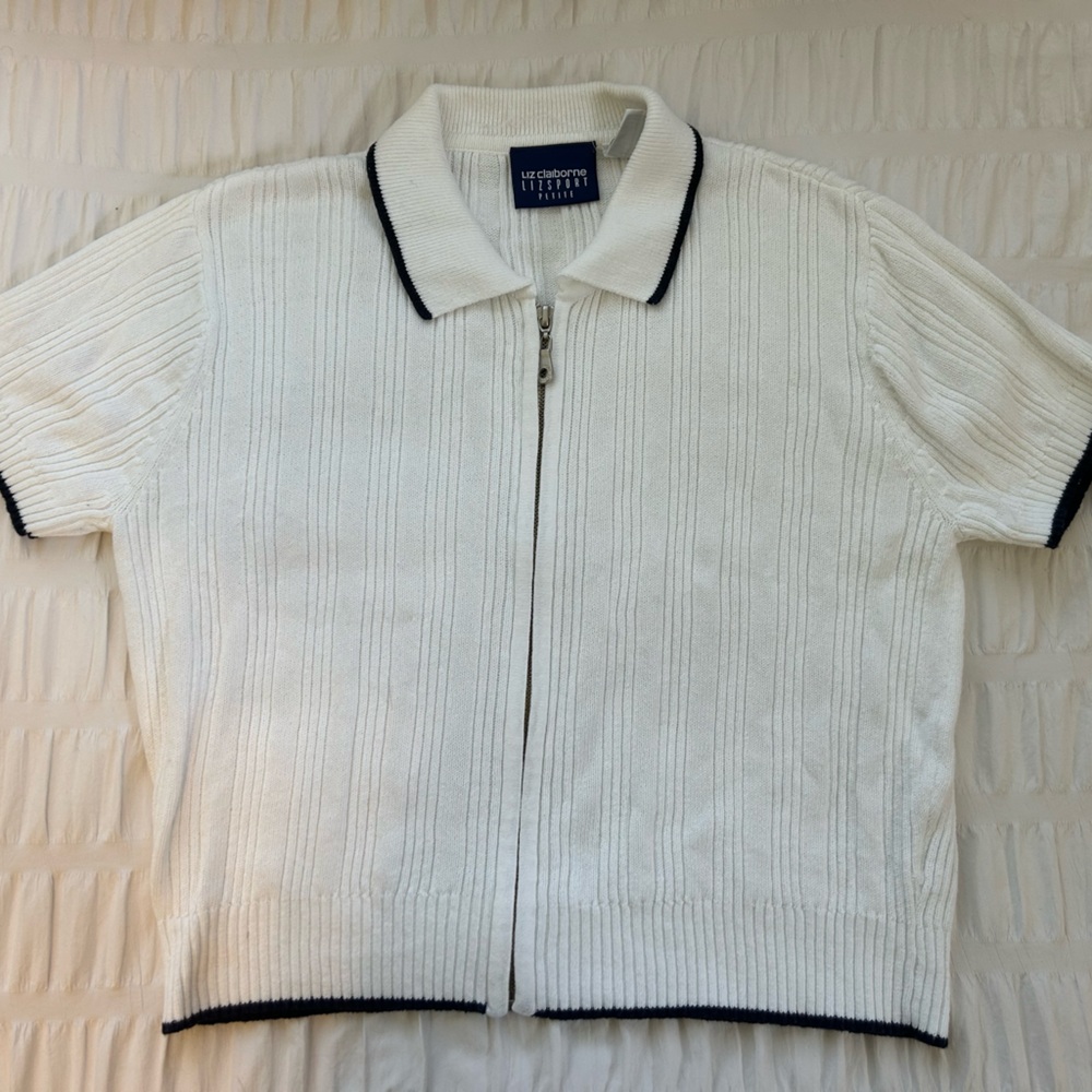 Liz Claiborne Zip-Up Sweater